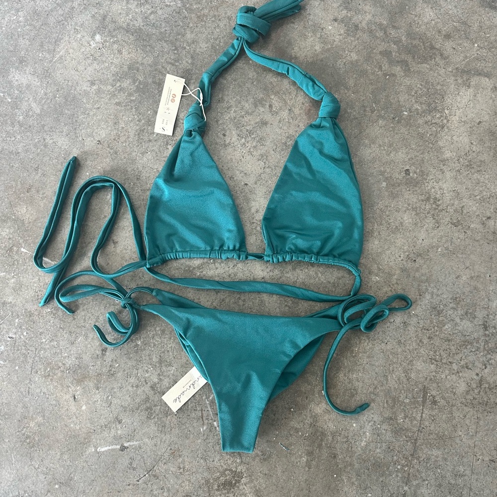 Teal Bikini Set